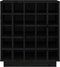vidaXL - Wijnkast - 55,5x34x61 - cm - massief - grenenhout - zwart