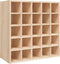 vidaXL - Wijnkast - 56x25x56 - cm - massief - grenenhout