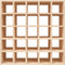 vidaXL - Wijnkast - 56x25x56 - cm - massief - grenenhout