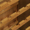 vidaXL - Wijnkast - 56x32x110 - cm - massief - eikenhout