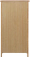 vidaXL - Wijnkast - 56x32x110 - cm - massief - eikenhout