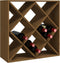 vidaXL - Wijnkast - 62x25x62 - cm - massief - grenenhout - honingbruin