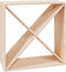 vidaXL - Wijnkast - 62x25x62 - cm - massief - grenenhout