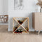 vidaXL - Wijnkast - 62x25x62 - cm - massief - grenenhout