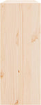 vidaXL - Wijnkast - 62x25x62 - cm - massief - grenenhout