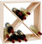 vidaXL - Wijnkast - 62x25x62 - cm - massief - grenenhout