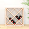 vidaXL - Wijnkast - 62x25x62 - cm - massief - grenenhout