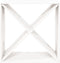 vidaXL - Wijnkast - 62x25x62 - cm - massief - grenenhout - wit
