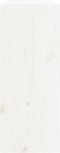 vidaXL - Wijnkast - 62x25x62 - cm - massief - grenenhout - wit