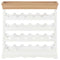 vidaXL - Wijnkast - 70x22,5x70,5 - cm - MDF - wit