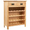 vidaXL - Wijnkast - 72x32x90 - cm - massief - eikenhout
