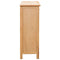 vidaXL - Wijnkast - 72x32x90 - cm - massief - eikenhout