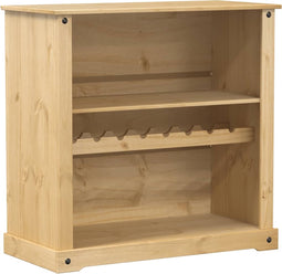 vidaXL - Wijnkast - Corona - 107,5x51x105,5 - cm - massief - grenenhout