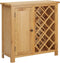 vidaXL - Wijnkast - voor - 11 - flessen - 80x32x80 - cm - massief - eikenhout