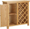 vidaXL - Wijnkast - voor - 11 - flessen - 80x32x80 - cm - massief - eikenhout