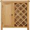 vidaXL - Wijnkast - voor - 11 - flessen - 80x32x80 - cm - massief - eikenhout