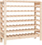 vidaXL - Wijnrek - 109,5x30x107,5 - cm - massief - grenenhout