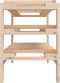 vidaXL - Wijnrek - 109,5x30x42 - cm - massief - grenenhout