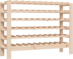vidaXL - Wijnrek - 109,5x30x82 - cm - massief - grenenhout