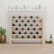 vidaXL - Wijnrek - 109,5x30x82 - cm - massief - grenenhout