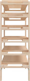 vidaXL - Wijnrek - 109,5x30x82 - cm - massief - grenenhout