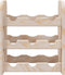vidaXL - Wijnrek - 33x25x37 - cm - massief - grenenhout