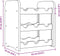 vidaXL - Wijnrek - 33x25x37 - cm - massief - grenenhout