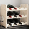 vidaXL - Wijnrek - 43x25x37 - cm - massief - grenenhout
