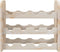 vidaXL - Wijnrek - 43x25x37 - cm - massief - grenenhout