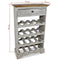 vidaXL - Wijnrek - 55x23x85 - cm - massief - mahoniehout