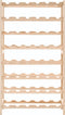 vidaXL - Wijnrek - 57,5x28x102 - cm - cederhout
