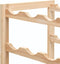 vidaXL - Wijnrek - 57,5x28x102 - cm - cederhout