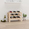 vidaXL - Wijnrek - 61,5x30x42 - cm - massief - grenenhout - bruin