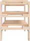 vidaXL - Wijnrek - 61,5x30x42 - cm - massief - grenenhout - bruin