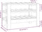 vidaXL - Wijnrek - 61,5x30x42 - cm - massief - grenenhout - bruin