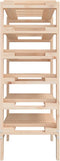 vidaXL - Wijnrek - 61,5x30x82 - cm - massief - grenenhout
