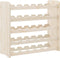 vidaXL - Wijnrek - 67,5x25x60 - cm - massief - grenenhout