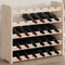 vidaXL - Wijnrek - 67,5x25x60 - cm - massief - grenenhout