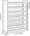 vidaXL - Wijnrek - 67,5x25x87 - cm - massief - grenenhout