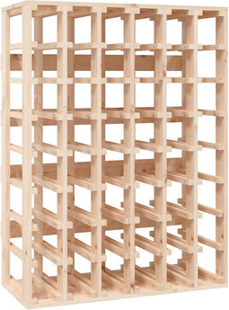 vidaXL - Wijnrek - 70x33x94 - cm - massief - grenenhout - bruin
