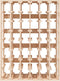 vidaXL - Wijnrek - 70x33x94 - cm - massief - grenenhout - bruin