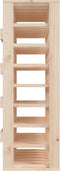 vidaXL - Wijnrek - 70x33x94 - cm - massief - grenenhout - bruin