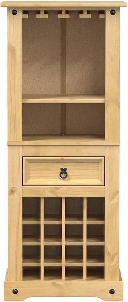 vidaXL - Wijnrek - Corona - 56x35x120 - cm - massief - grenenhout