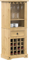 vidaXL - Wijnrek - Corona - 56x35x120 - cm - massief - grenenhout