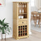 vidaXL - Wijnrek - Corona - 56x35x120 - cm - massief - grenenhout