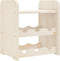 vidaXL - Wijnrek - met - bovenblad - 33x25x37 - cm - massief - grenenhout