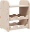 vidaXL - Wijnrek - met - bovenblad - 33x25x37 - cm - massief - grenenhout