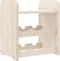 vidaXL - Wijnrek - met - bovenblad - 33x25x37 - cm - massief - grenenhout
