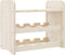 vidaXL - Wijnrek - met - bovenblad - 43x25x37 - cm - massief - grenenhout