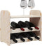 vidaXL - Wijnrek - met - bovenblad - 43x25x37 - cm - massief - grenenhout